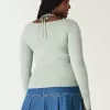 Maglione a maniche lunghe con laccetti Maglione a maniche lunghe con laccetti