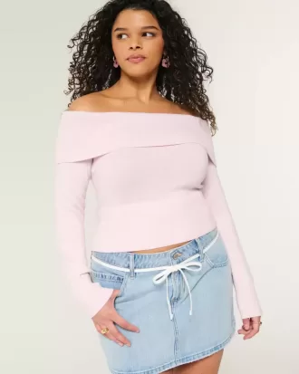 Maglione a spalle scoperte