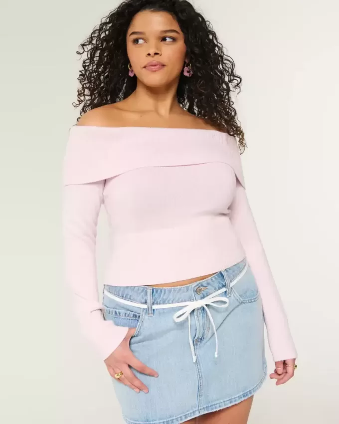 Maglione a spalle scoperte Maglione a spalle scoperte