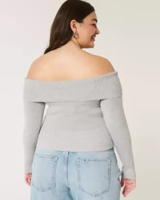 Maglione a spalle scoperte