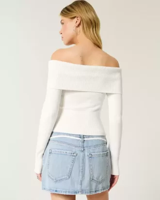 Maglione a spalle scoperte