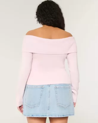 Maglione a spalle scoperte
