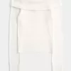 Maglione a spalle scoperte