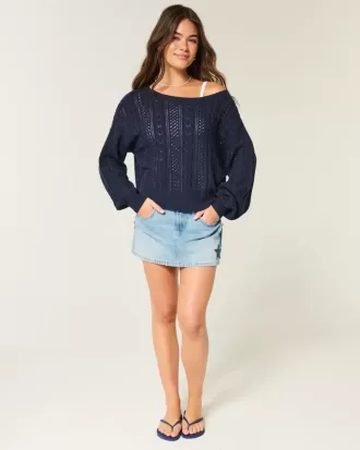 Maglione a trecce