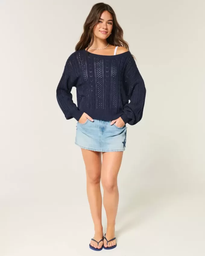 Maglione a trecce Maglione a trecce