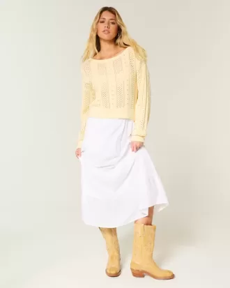 Maglione a trecce