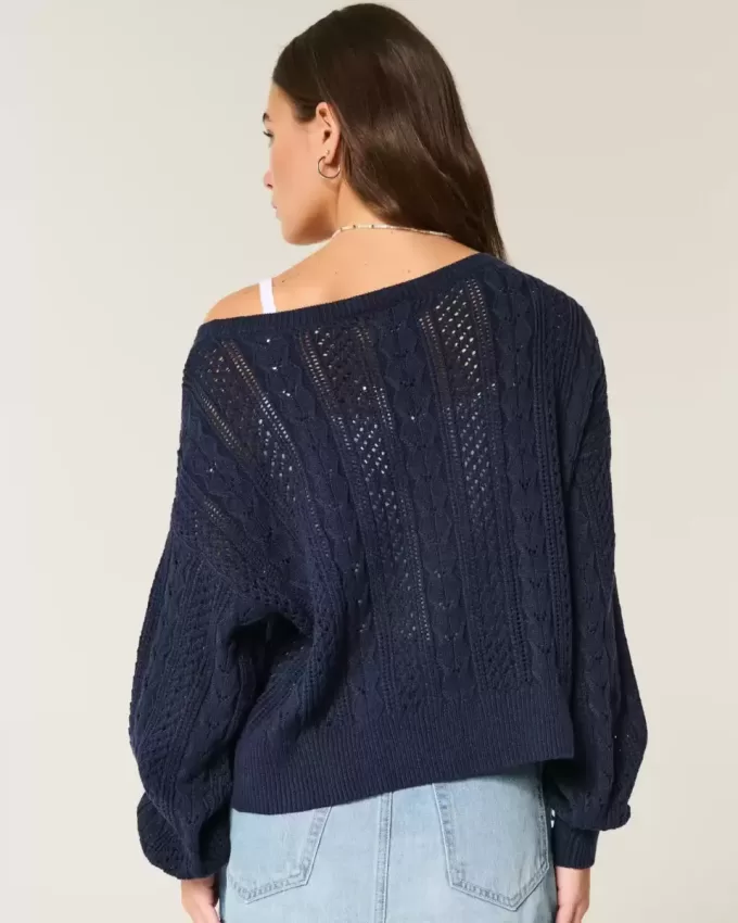 Maglione a trecce Maglione a trecce