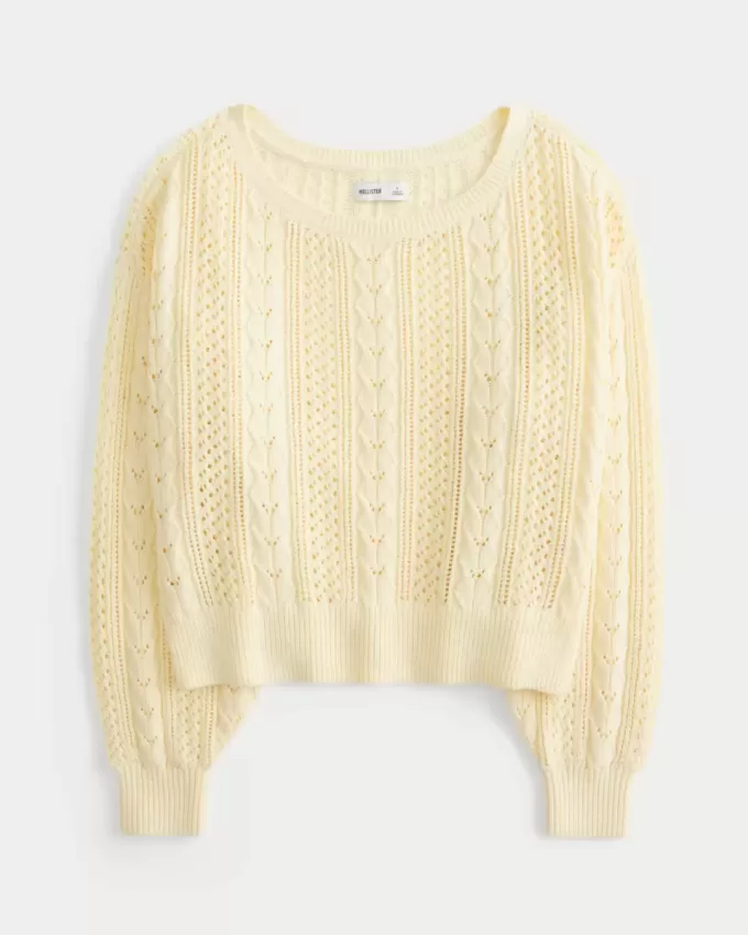 Maglione a trecce Maglione a trecce