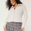 Maglione a trecce con cerniera Comfy Cloud di Hollister Maglione a trecce con cerniera Comfy Cloud di Hollister