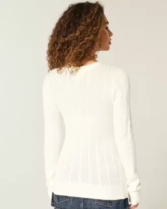 Maglione a trecce con stella