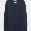 Maglione babydoll a maniche lunghe e scollo quadrato