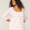 Maglione babydoll a trecce