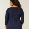 Maglione babydoll a trecce Maglione babydoll a trecce