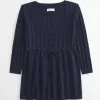 Maglione babydoll a trecce Maglione babydoll a trecce