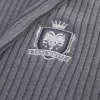 Maglione con cerniera grafica rilassata