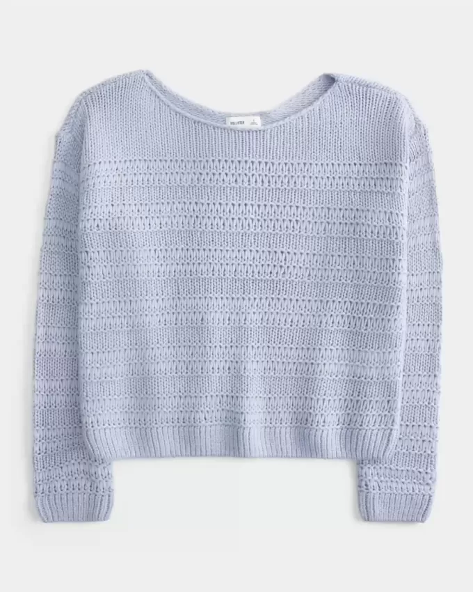 Maglione con punto strutturato morbido Maglione con punto strutturato morbido