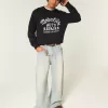 Maglione girocollo con grafica Boxy Motor City Auto Repairs
