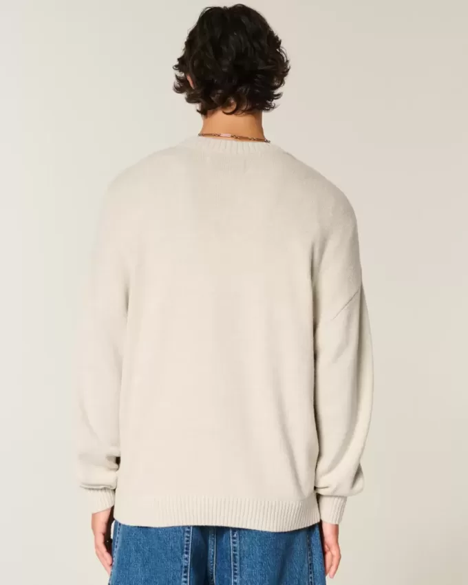 Maglione girocollo con grafica Boxy Racing