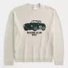 Maglione girocollo con grafica Boxy Racing