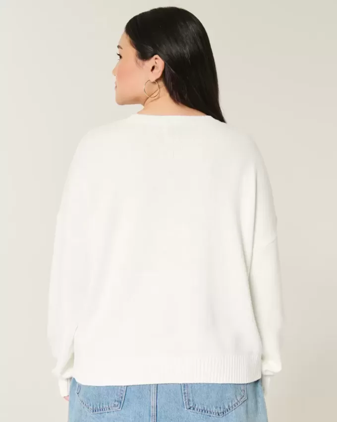 Maglione girocollo con grafica Easy Dog