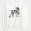 Maglione girocollo con grafica Easy Dog