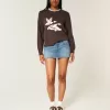 Maglione girocollo con grafica Easy Flying Birds