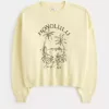 Maglione girocollo con grafica Easy Honolulu