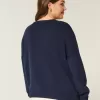 Maglione girocollo con grafica Easy Jumping Fish