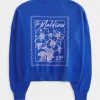Maglione girocollo con grafica Easy Maldives