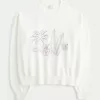 Maglione girocollo con grafica Easy West Coast Beach