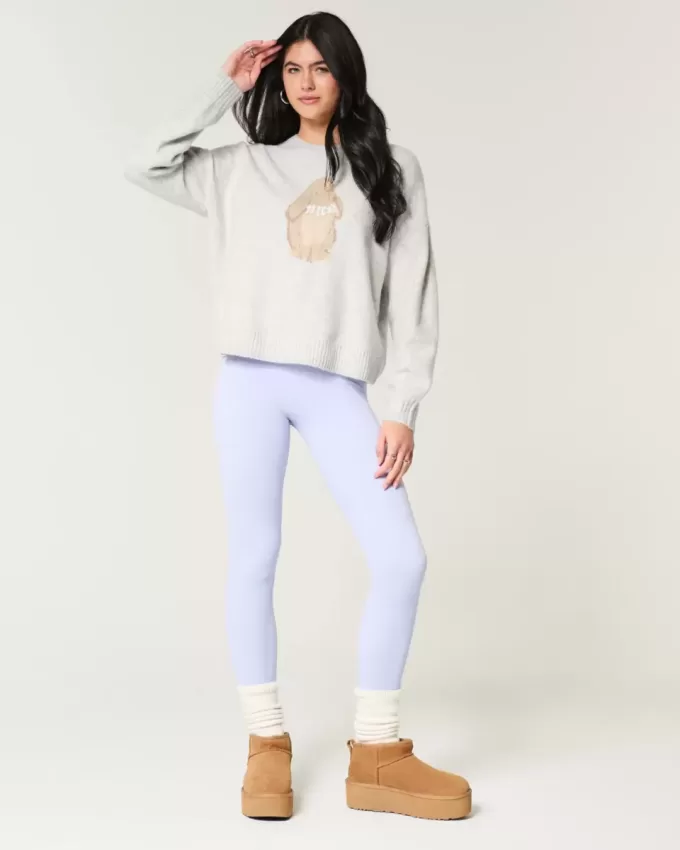 Maglione girocollo con grafica Hollister Comfy Cloud Bunny Maglione girocollo con grafica Hollister Comfy Cloud Bunny