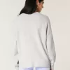 Maglione girocollo con grafica Hollister Comfy Cloud Bunny Maglione girocollo con grafica Hollister Comfy Cloud Bunny