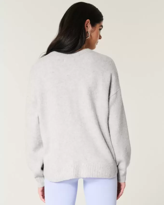 Maglione girocollo con grafica Hollister Comfy Cloud Bunny Maglione girocollo con grafica Hollister Comfy Cloud Bunny