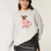 Maglione girocollo con grafica Hollister Comfy Cloud Puppy Maglione girocollo con grafica Hollister Comfy Cloud Puppy