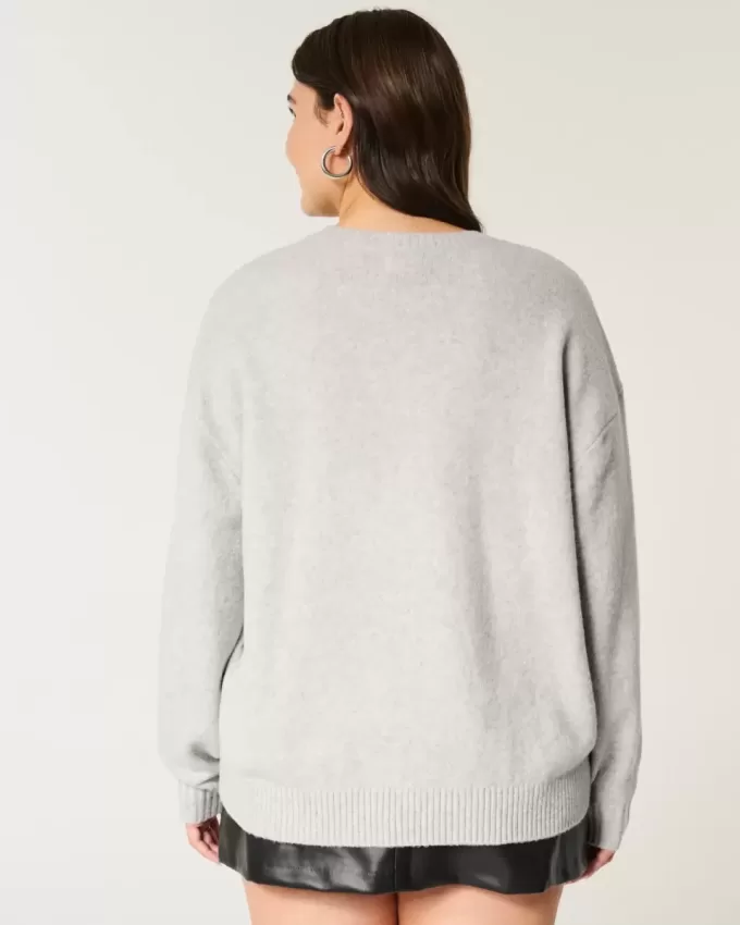 Maglione girocollo con grafica Hollister Comfy Cloud Puppy Maglione girocollo con grafica Hollister Comfy Cloud Puppy