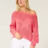 Maglione girocollo morbido con grafica Easy Stitchy Maglione girocollo morbido con grafica Easy Stitchy