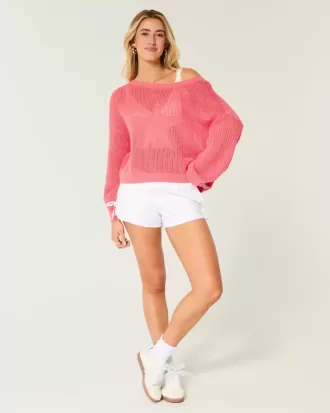 Maglione girocollo morbido con grafica Easy Stitchy