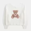 Maglione girocollo morbido con grafica Easy Stitchy Maglione girocollo morbido con grafica Easy Stitchy