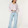 Maglione Hollister Comfy Cloud Boxy con scollo a V Maglione Hollister Comfy Cloud Boxy con scollo a V