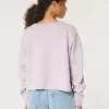 Maglione Hollister Comfy Cloud Boxy con scollo a V Maglione Hollister Comfy Cloud Boxy con scollo a V