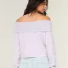 Maglione Hollister Comfy Cloud Foldover con spalle scoperte