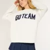 Maglione Hollister Comfy Cloud Oversized Go Team Graphic Maglione Hollister Comfy Cloud Oversized Go Team Graphic