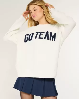 Maglione Hollister Comfy Cloud Oversized Go Team Graphic
