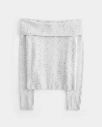 Maglione Hollister Comfy Cloud Stitchy con spalle scoperte