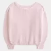 Maglione largo con spalle scoperte