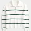Maglione oversize con mezza zip Maglione oversize con mezza zip