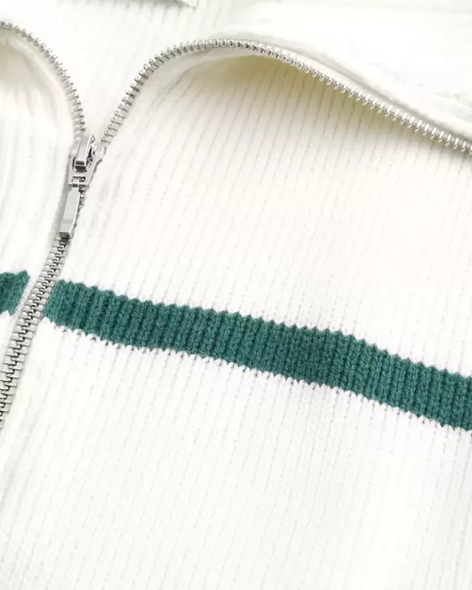 Maglione oversize con mezza zip Maglione oversize con mezza zip