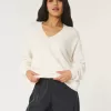 Maglione oversize con scollo a V Comfy Cloud di Hollister