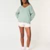 Maglione oversize con scollo a V Comfy Cloud di Hollister