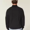 Maglione squadrato con cerniera a un quarto